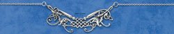 NK-156 : STERLING SILVER 18" LARGE CELTIC DESIGN NECKLACE