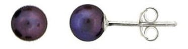 Pearl Earrings - Genuine Black Pearls *On Sale $9.99 with Free Shipping!*