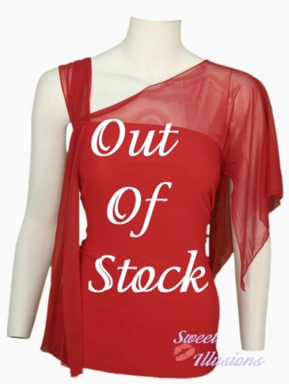 Seductive Vibrant Red Top Perfect for New Years Eve!