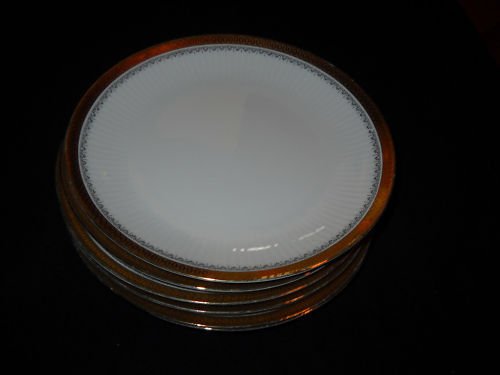 Jahre BAREUTHER Waldsassen dinner plates- GOLD TRIM