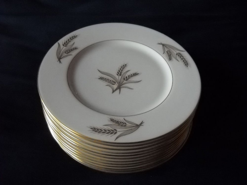 Lenox Harvest Bread plates (6 available) gold