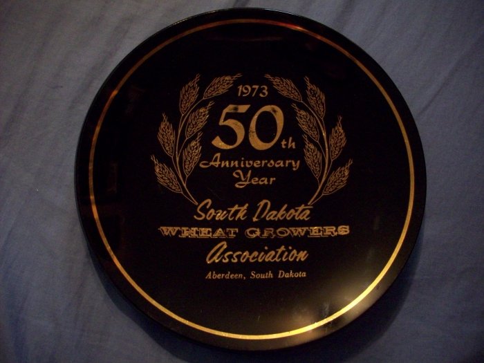 7 1/2" 50th Anniversary SD Wheat Growers Plate