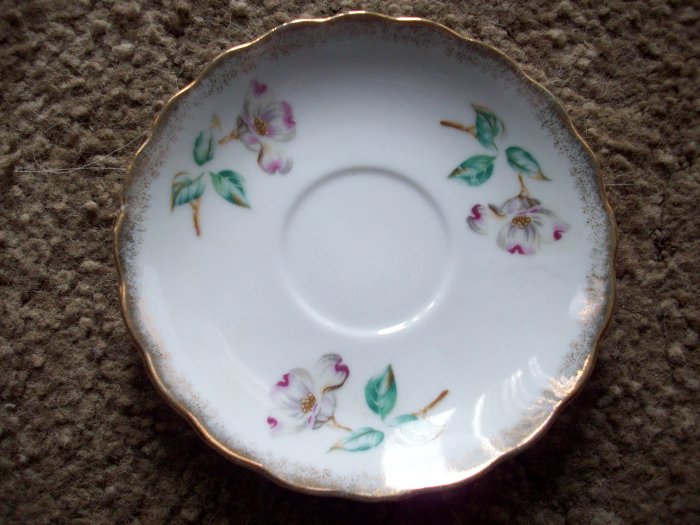 5 1/2" Vintage Japan Flowered Saucer