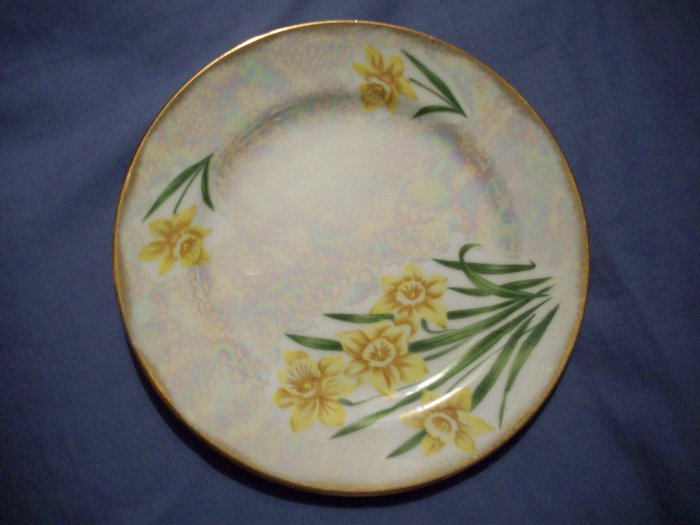 7 3/4" March Daffodil Plate Ucagco Ceramics