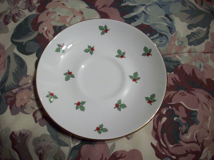 5 3/4" Just Holly Saucer