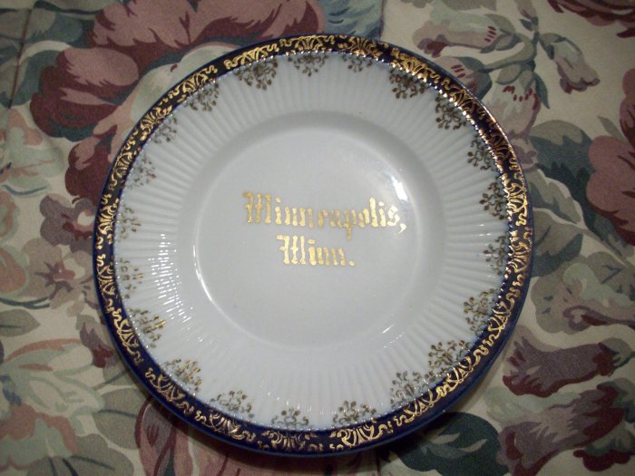 6 1/4" Minneapolis Minn. Plate Made in Germany