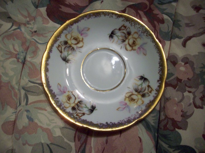4 3/4" Flowered Saucer