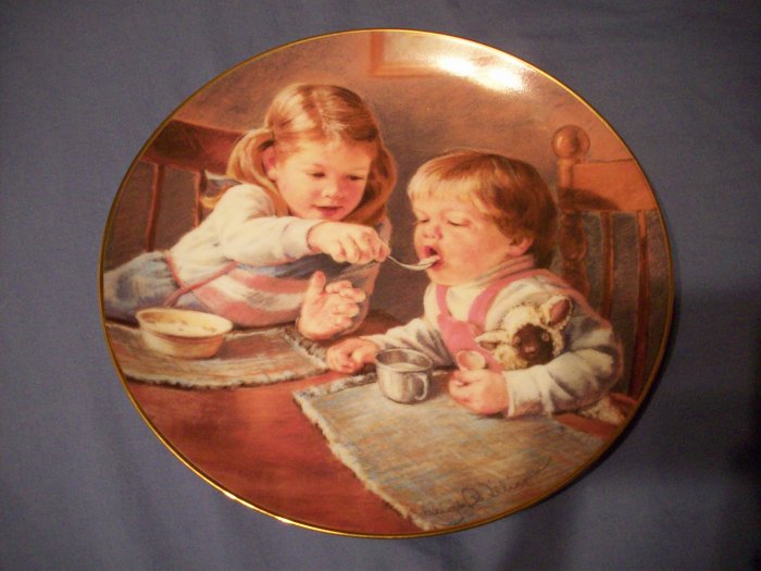 8 1/2" Hamilton Collection Plate Give Us This Day