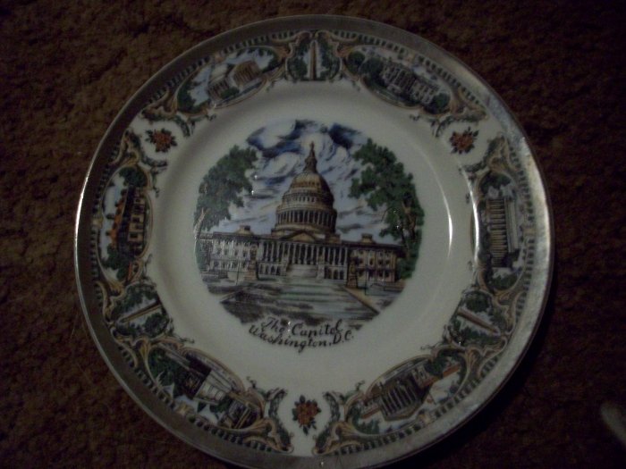 7 3/4" Capitol Washington D.C. Plate