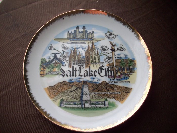 8" Salt Lake City Plate