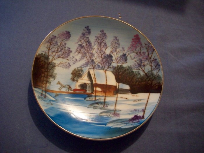 5 1/4" Hand Painted Plate