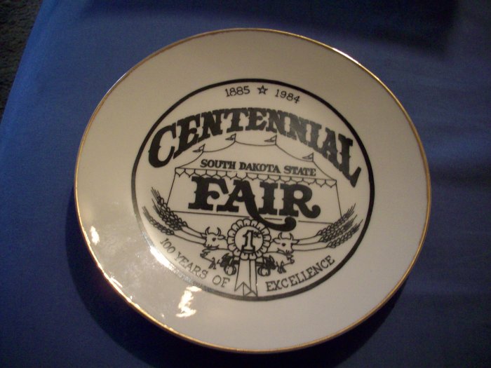 7 1/4" Centennial South Dakota State Fair Plate