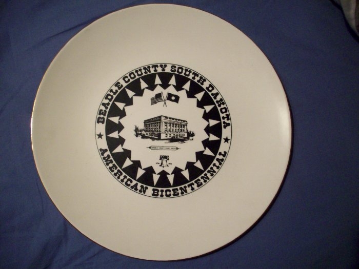 10 1/4" Beadle County Bicentennial Plate