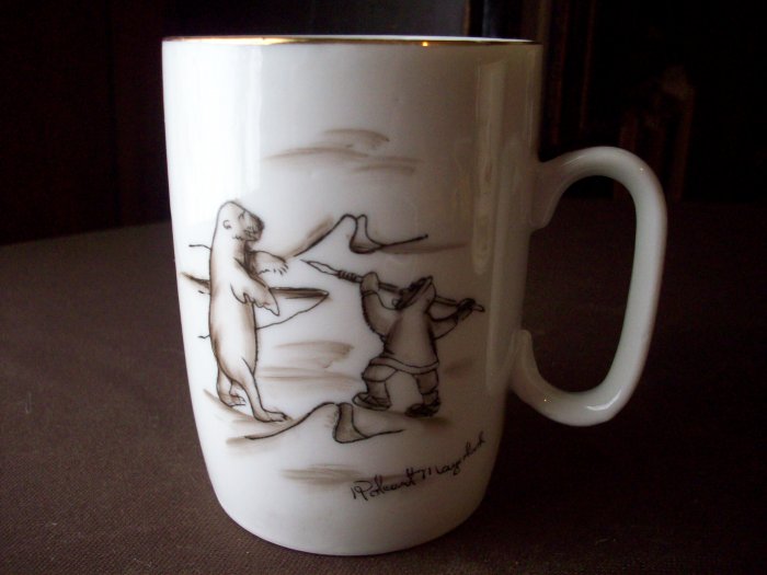 Robert Mayobok Polar Bear and Eskimo Cup
