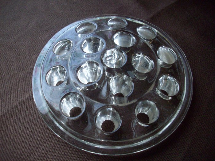 Vintage Large Flower Frog 16 Holes