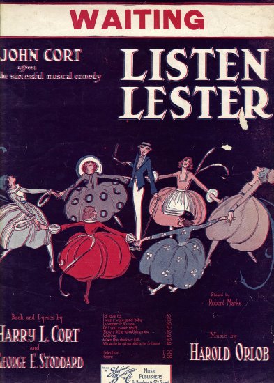 Vintage Sheet Music Waiting