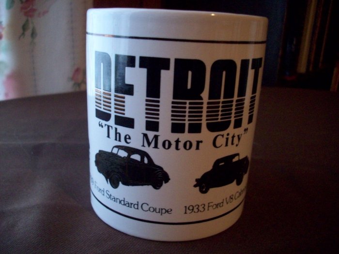 Detroit Motor City 22kt Gold Cup