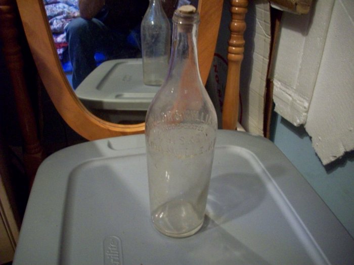 Vintage Taylor & Williams Whiskey Bottle