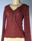 Sele - Junior Stretch Knit Tops with Bell Sleeves