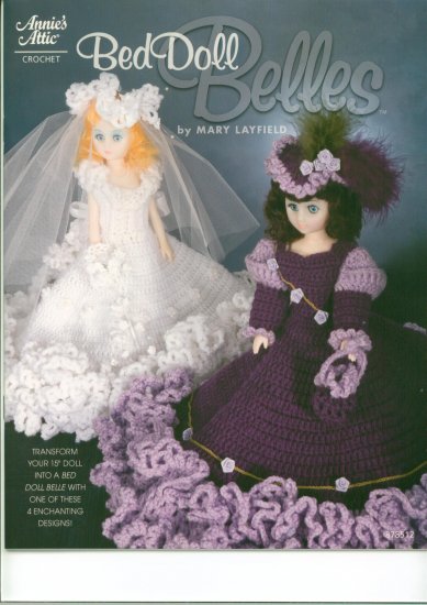 Crochet leaflet - Annies Attic Bed Doll Belles