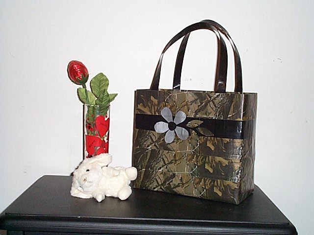 Camouflage with gray flower