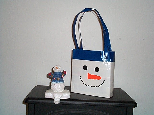 Snowman Lunch Tote