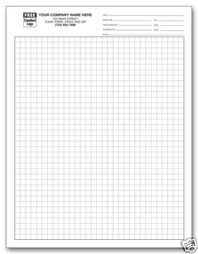 204, Graph Papers, Standard 1/4", Sheets Qty.500