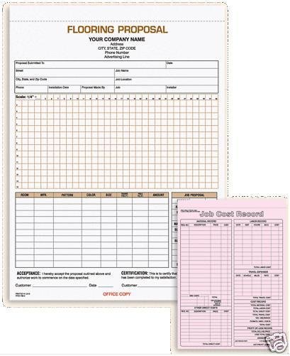 FPCC-766: Flooring Proposal, 3 Part QTY. 250