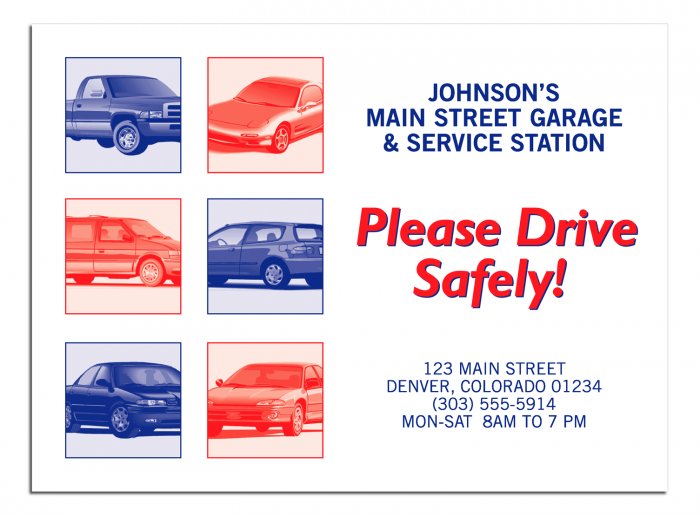 6517 "Please Drive Safely" Floor Mat QTY. 250