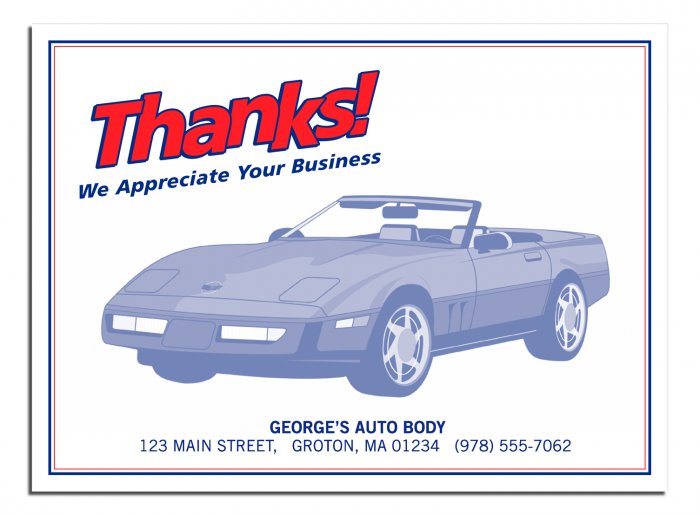 6516 "Thanks" Floor Mat QTY. 250