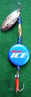 Novelty Fishing Lure - Budweiser Ice Beer Cap Spinner