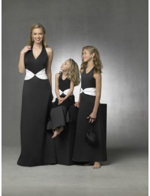 Column/Sheath Halter Top Floor Length Satin Bridesmaid Dresses for brides new style(BD0279)