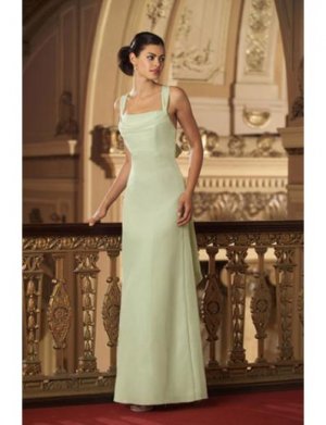 Column/Sheath Square Floor-Length Satin Bridesmaid dress for brides new Style(BMD0007)