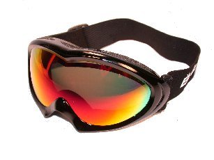 BIRDZ Ice Bird Ski Snowboard Snow Sports Goggles Black