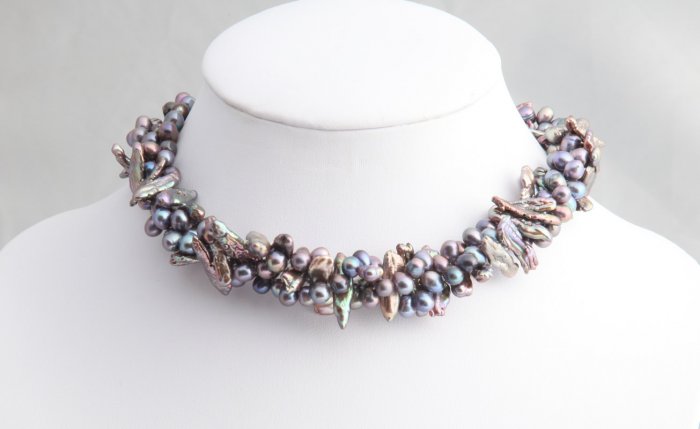 Black Pearl Necklace ep1039