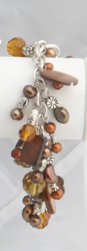 Brown Pearl Roxanne Bracelet