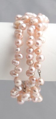 Lavender Pearl Bracelet