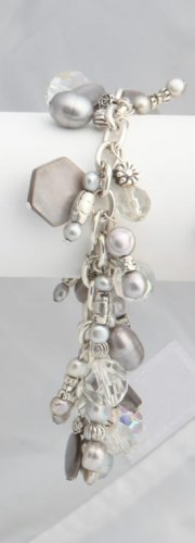 Silver Pearl Roxanne Bracelet
