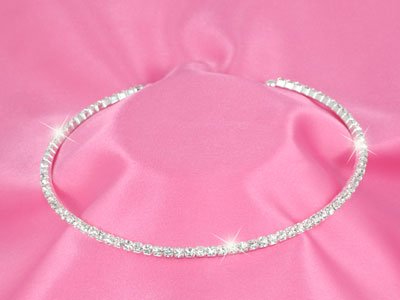 Clear Austrian Crystal Neck Wire