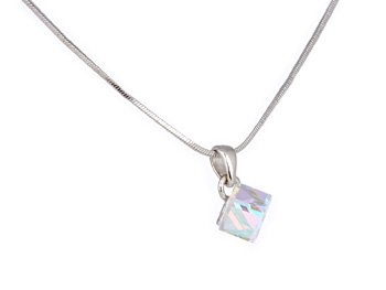 Crystal Swarovski Cube Necklace
