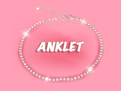 Clear Crystal Anklet
