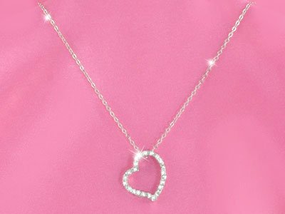 Crystal Austrian Crystal Heart Necklace