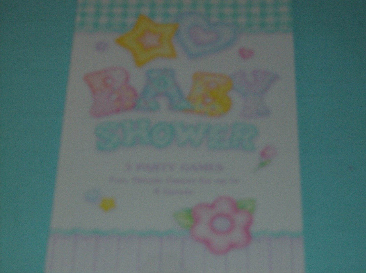 BRAND NEW BABY SHOWER 5 PARTY GAMES