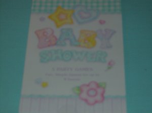 BRAND NEW BABY SHOWER 5 PARTY GAMES
