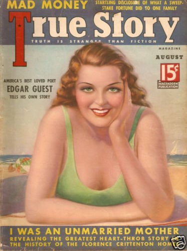 True Story MagaIne August 1936