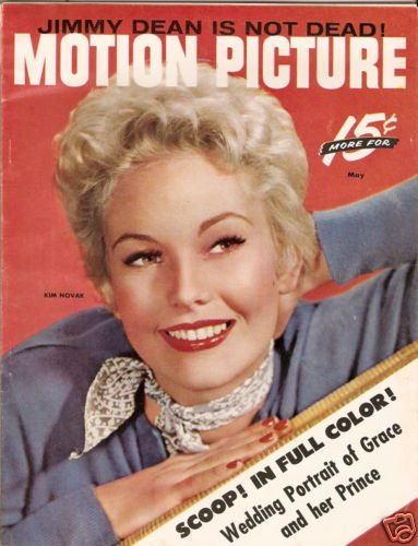 Motion Picture Magazine May 1956 Kim Novak Jimmy Dean
