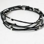 Sterling Silver Long String Beads Bracelet / Beads Anklet (many colors)