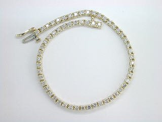 3.00 CTW ROUND DIAMOND TENNIS BRACELET 14 K GOLD