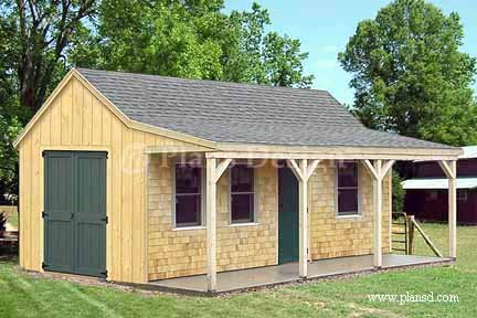 Dan Ini: Garden shed plans with porch