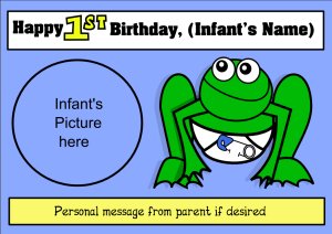 1st Birthday Frog